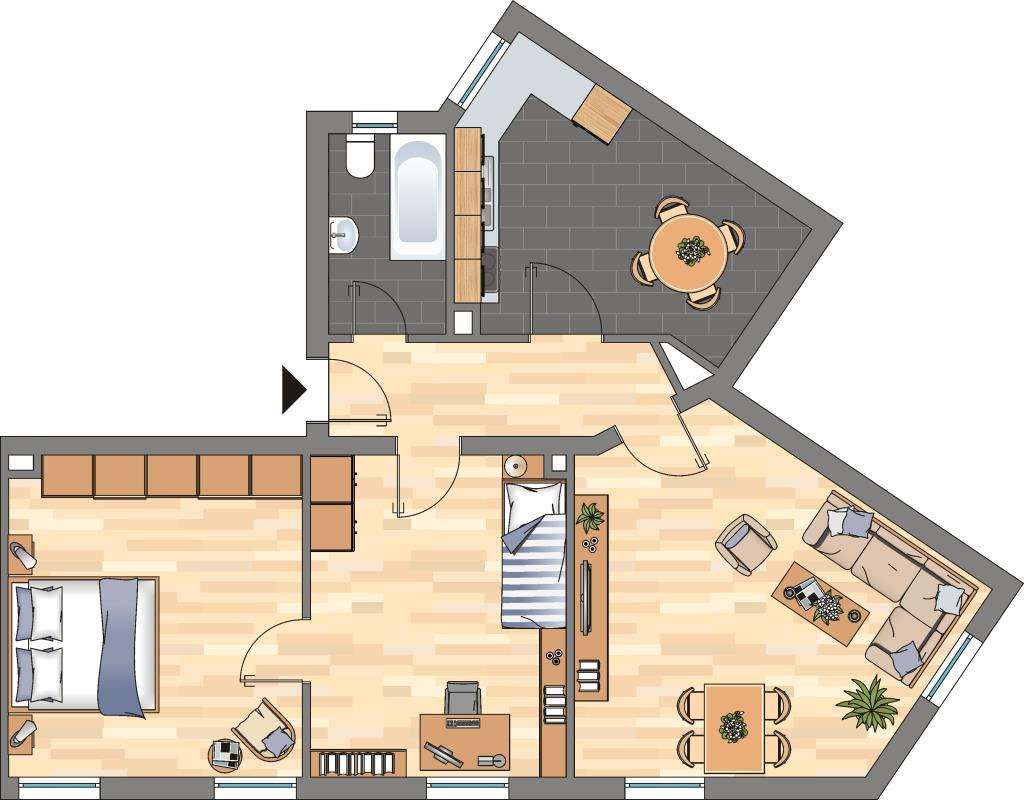 Thumbnail-Wohnung zum Mieten in Neustadt an der Weinstraße 759,00 € 70.92 m²