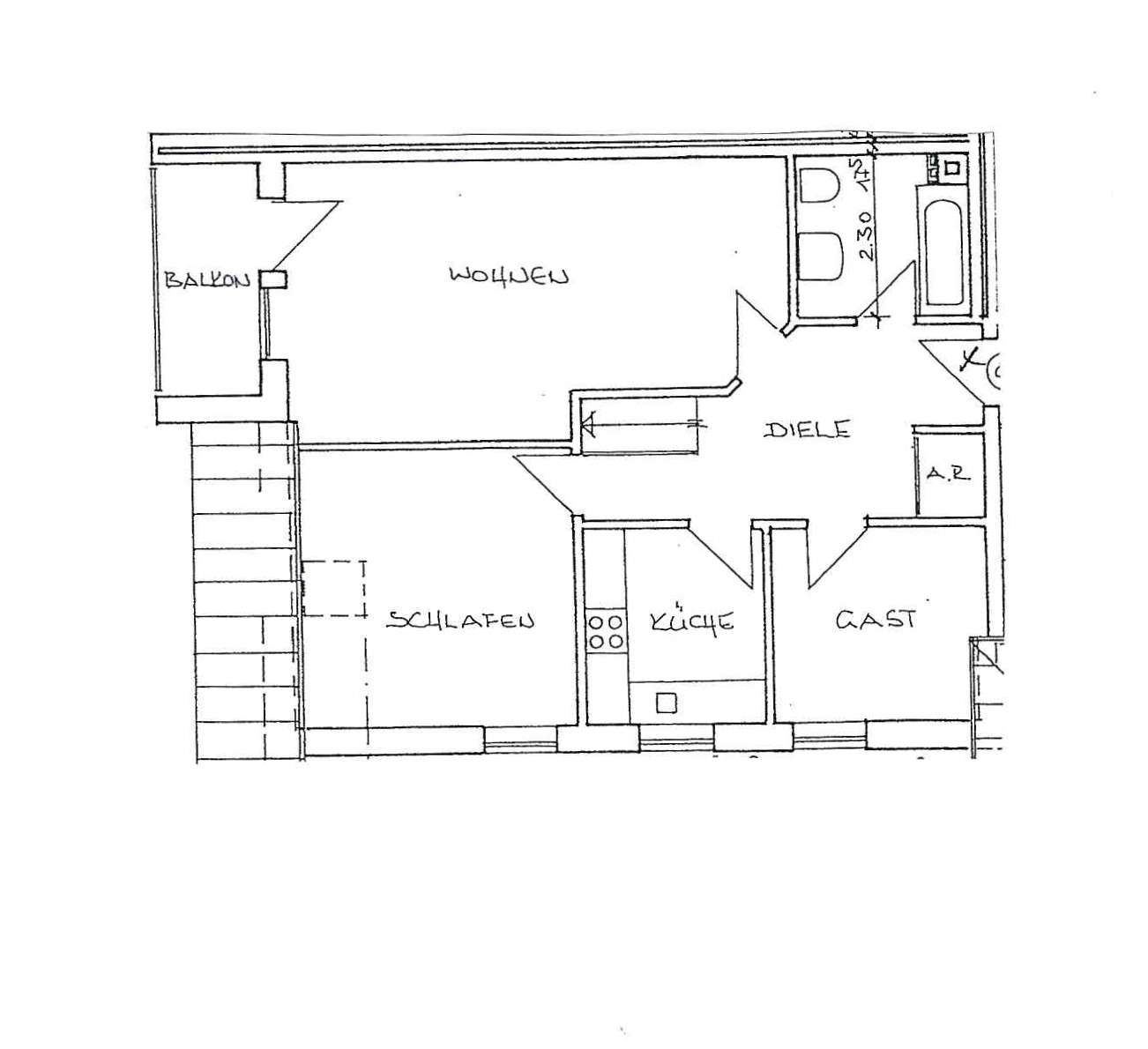 Thumbnail-Wohnung zum Kaufen in Fredenbeck 210.000,00 € 111 m²