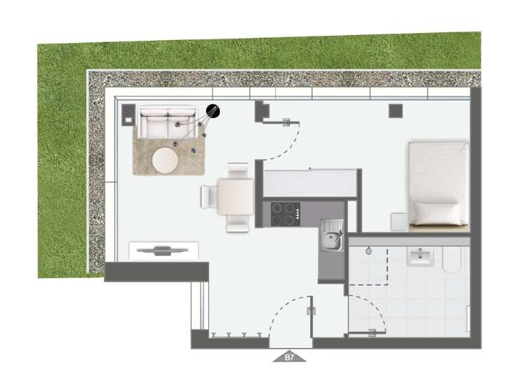 Thumbnail-Wohnung zum Mieten in Remseck 740,00 € 39 m²