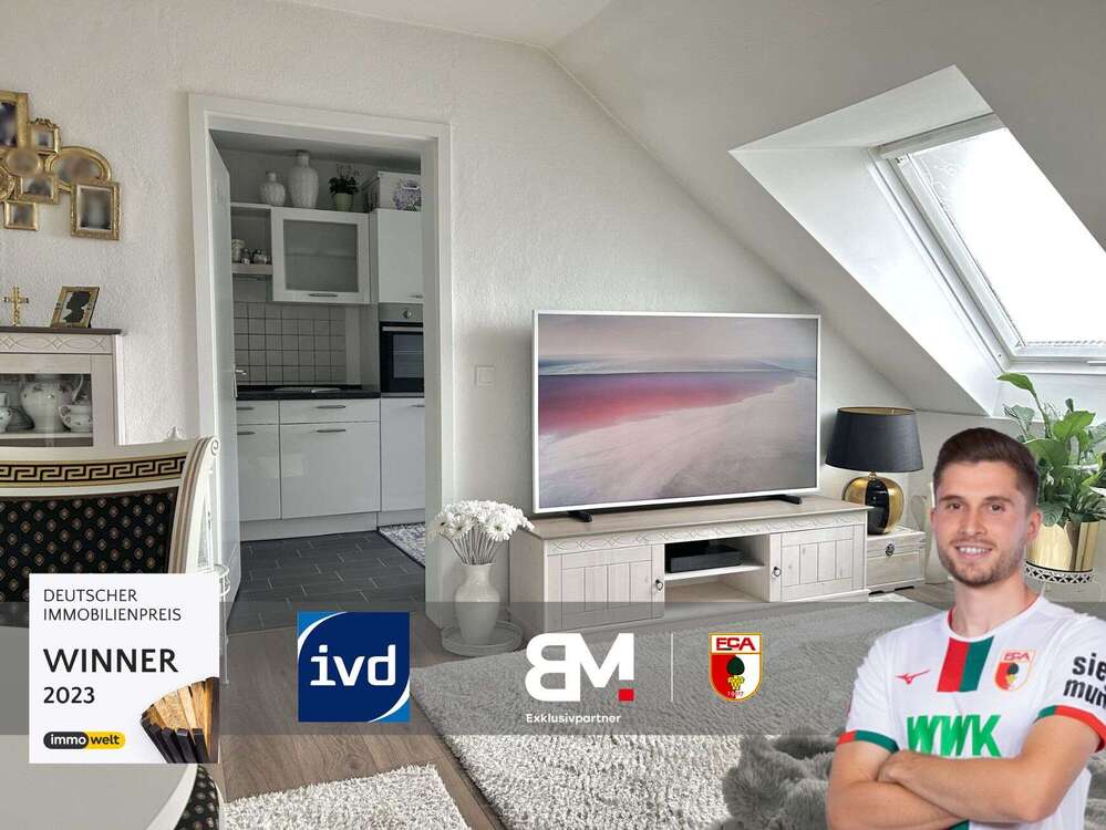 Thumbnail-Wohnung zum Kaufen in Augsburg 189.000,00 € 46 m²