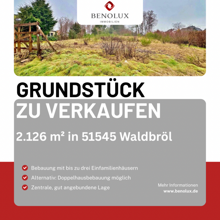 Thumbnail-Grundstück zu verkaufen in waldbröl 170.000,00 € 2126 m²