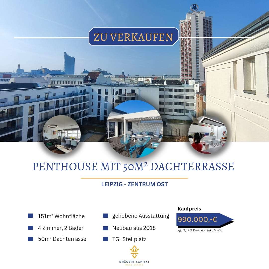 Thumbnail-Wohnung zum Kaufen in Leipzig Leipzig Zentrum-Ost 990.000,00 € 151.33 m²