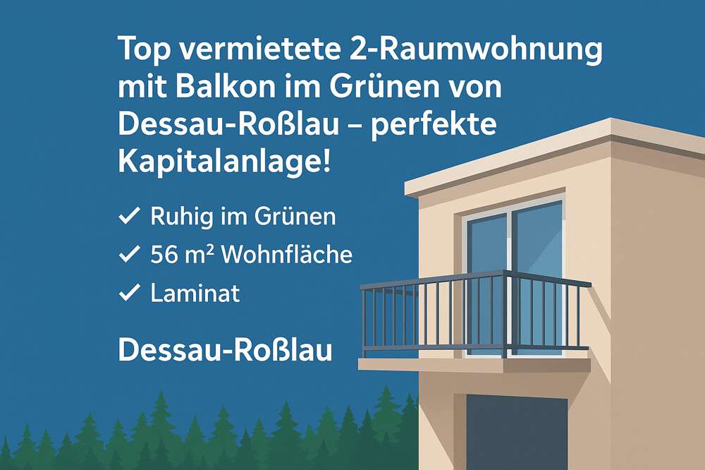 Thumbnail-Wohnung zum Kaufen in Dessau-Roßlau 38.900,00 € 56.56 m²