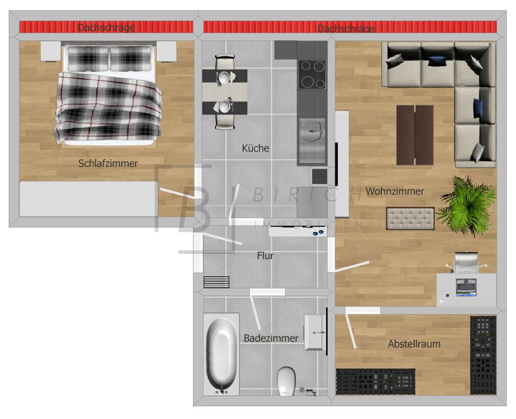 Thumbnail-Wohnung zum Kaufen in Neu-Ulm 195.000,00 € 44 m²