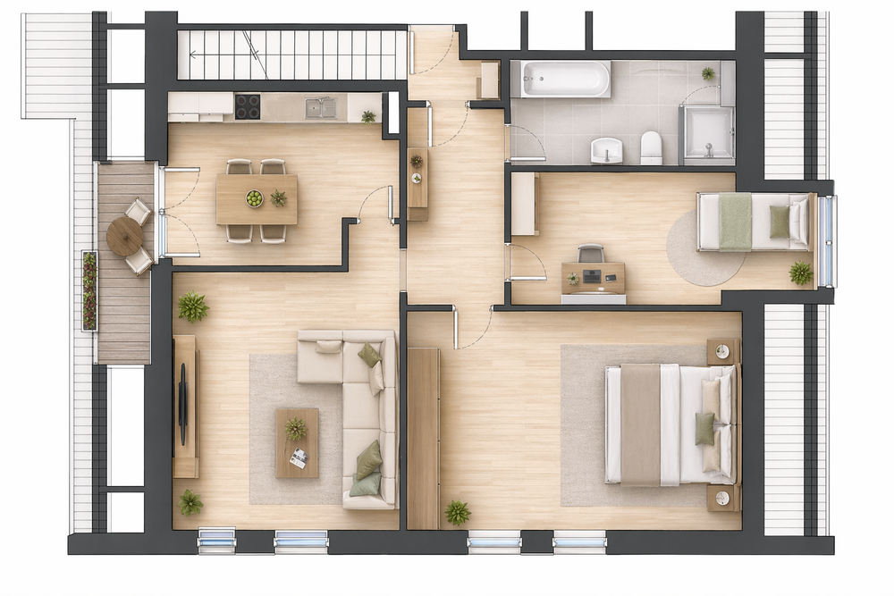 Thumbnail-Wohnung zum Mieten in Bad Dürrenberg 750,00 € 82.9 m²
