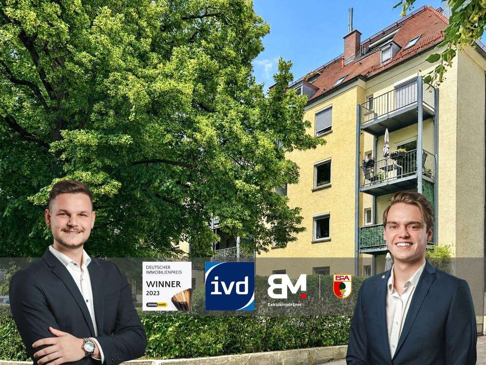 Thumbnail-Wohnung zum Kaufen in Augsburg 249.000,00 € 53.88 m²