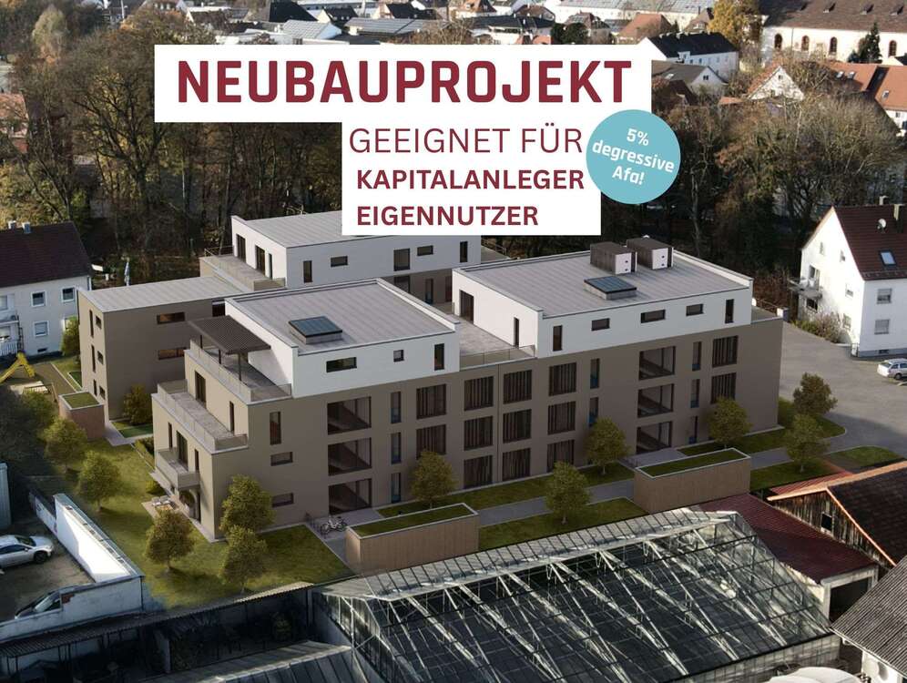 Thumbnail-Wohnung zum Kaufen in Straubing 524.200,00 € 94.46 m²
