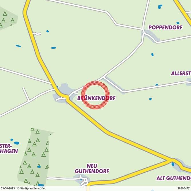 Thumbnail-Grundstück zu verkaufen in Marlow 25.000,00 € 2891 m²