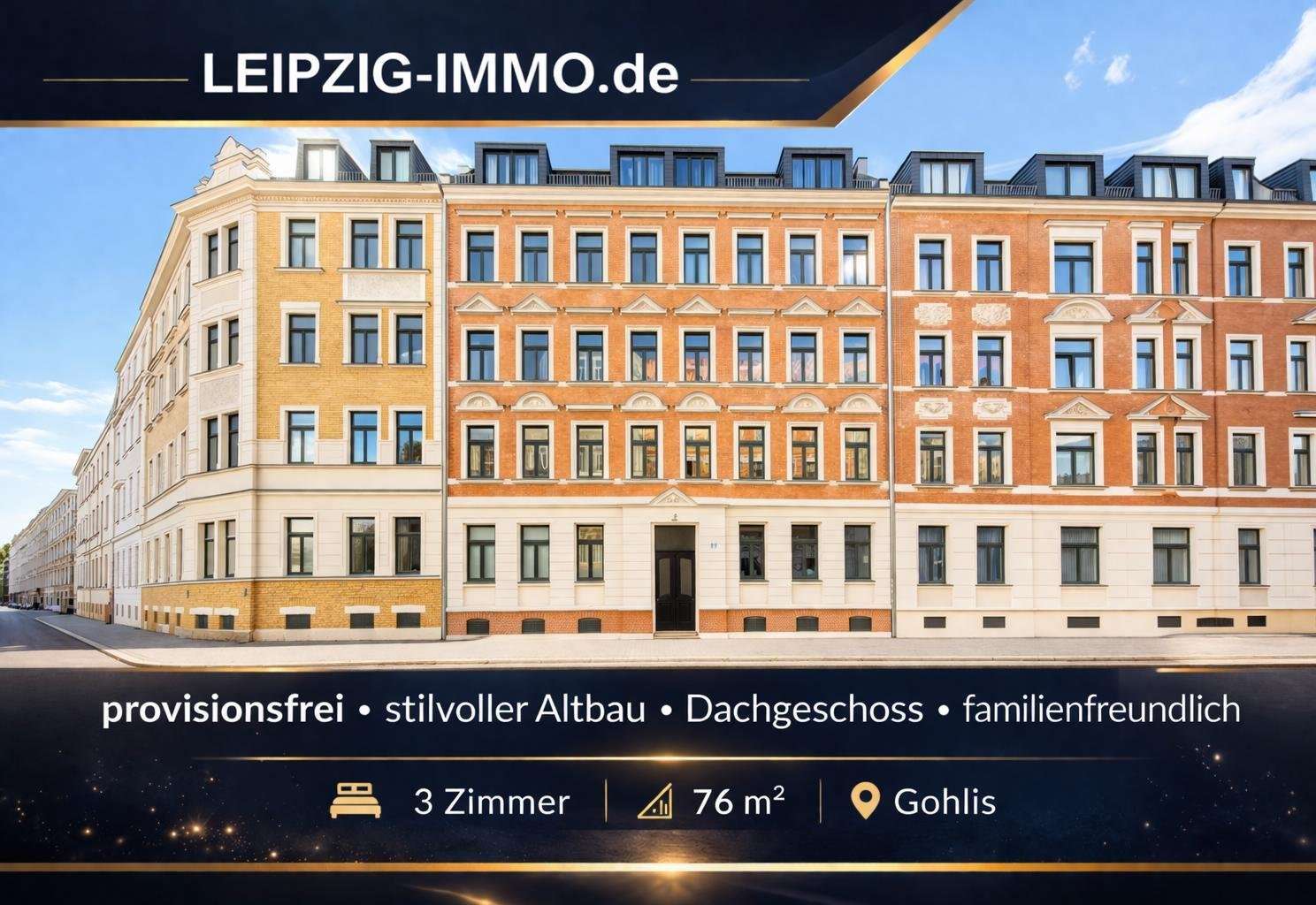 Thumbnail-Wohnung zum Kaufen in Leipzig 269.000,00 € 76 m²
