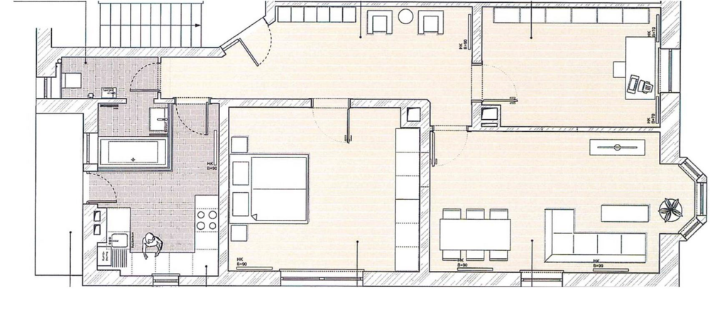 Thumbnail-Wohnung zum Mieten in Stuttgart 1.840,00 € 95 m²