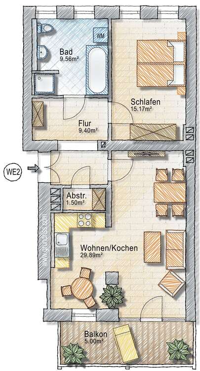 Thumbnail-Wohnung zum Mieten in Görlitz 670,00 € 70.51 m²