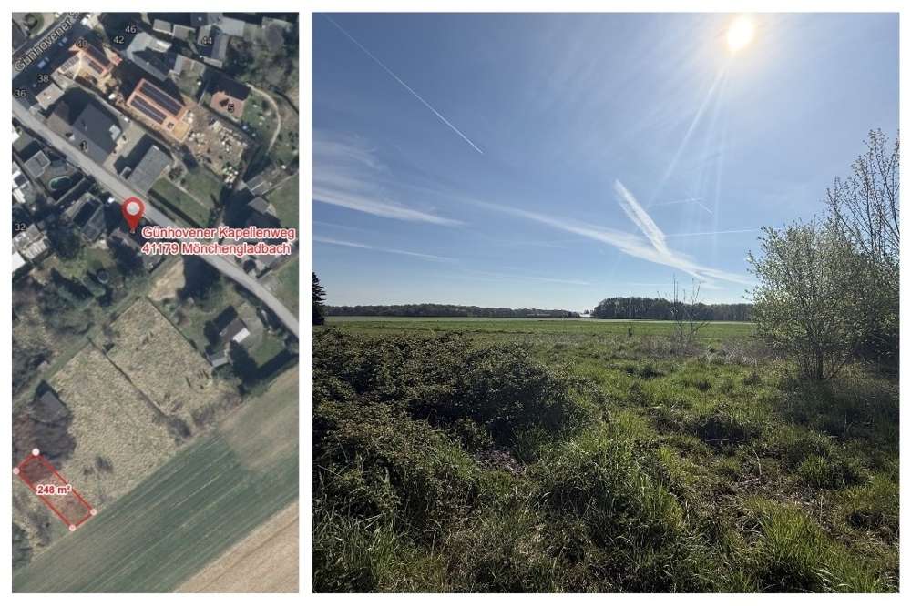 Thumbnail-Grundstück zu verkaufen in Mönchengladbach Mönchengladbach-Günhoven 125.000,00 € 248 m²