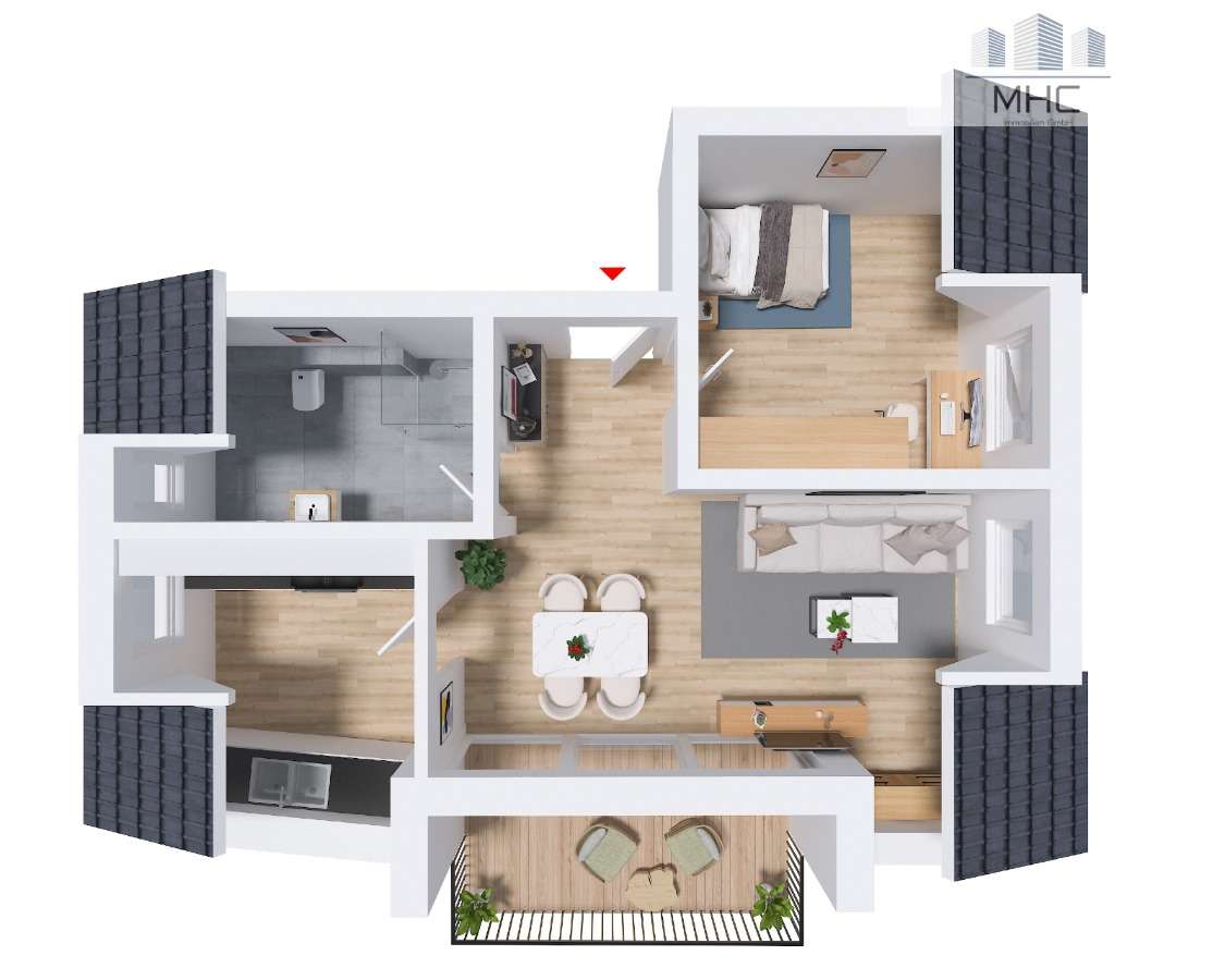 Thumbnail-Wohnung zum Kaufen in Schwäbisch Gmünd 236.600,00 € 46.26 m²