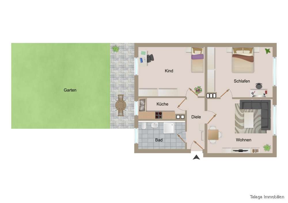 Thumbnail-Wohnung zum Kaufen in Herne 109.000,00 € 67 m²