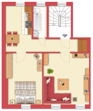 Thumbnail-Wohnung zum Mieten in Gera 380,00 € 62.38 m²
