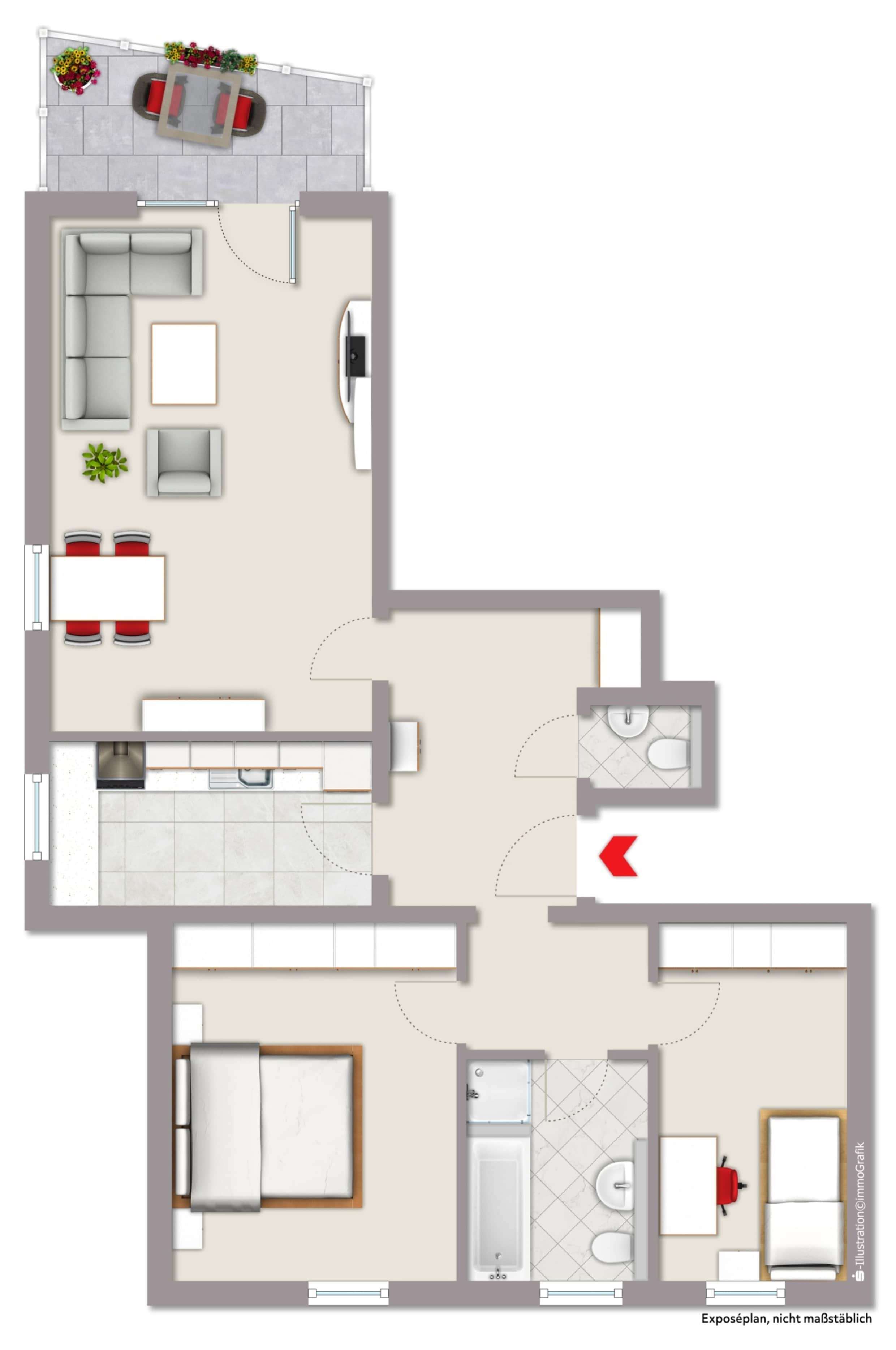 Thumbnail-Wohnung zum Kaufen in Lüdenscheid 199.000,00 € 85 m²
