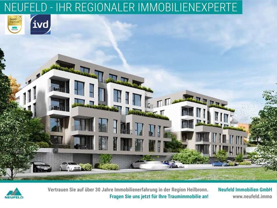 Thumbnail-Wohnung zum Mieten in Oedheim 907,00 € 56.71 m²