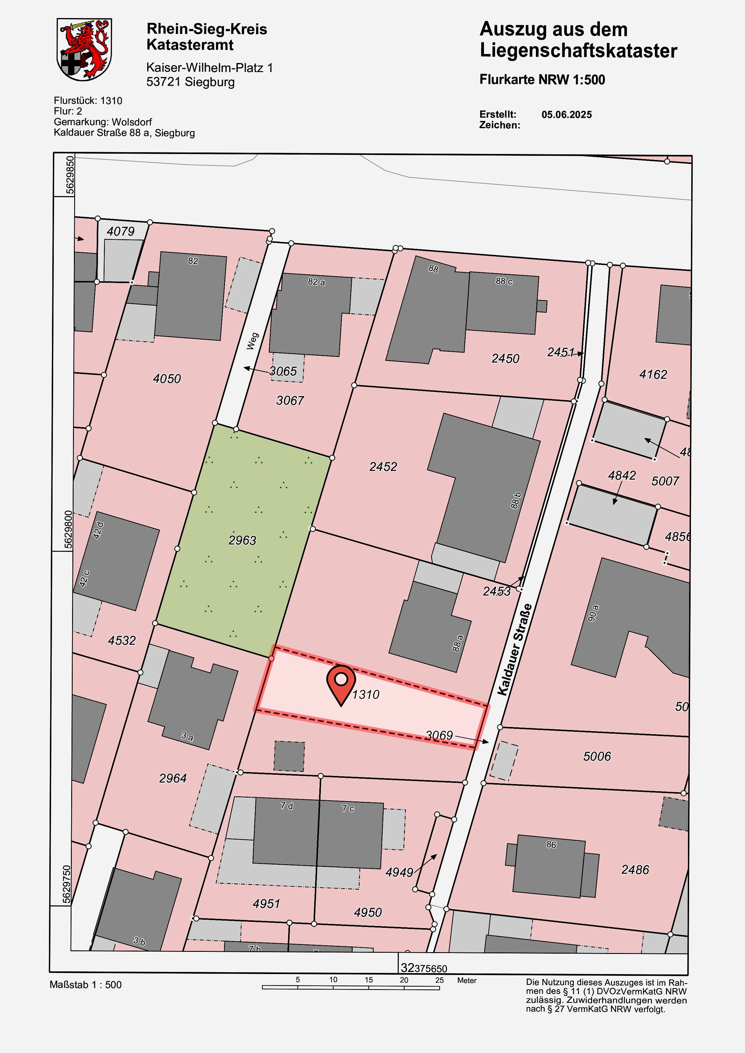 Thumbnail-Grundstück zu verkaufen in Siegburg 199.000,00 € 232 m²