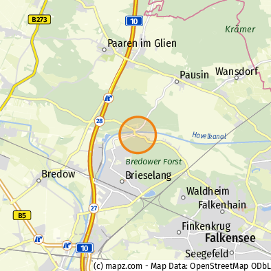 Thumbnail-Grundstück zu verkaufen in Alt-Brieselang 325.000,00 € 5316 m²