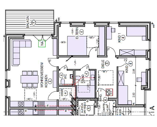 Thumbnail-Wohnung zum Mieten in Heiden 1.390,00 € 105 m²