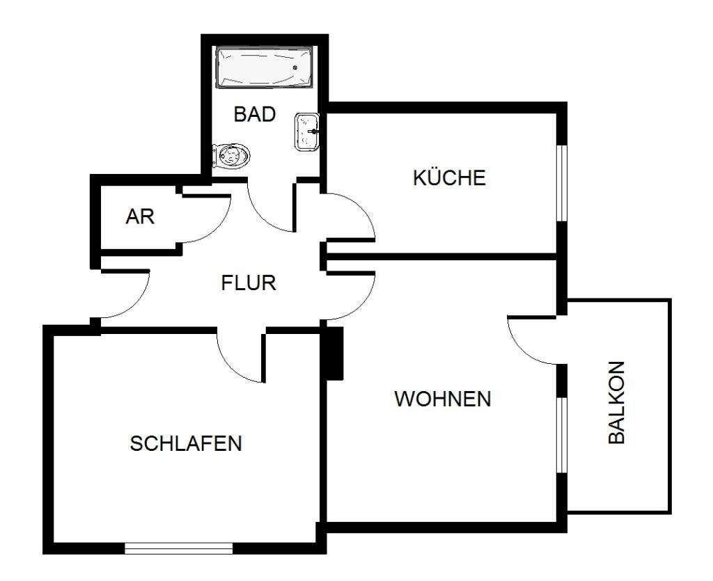 Thumbnail-Wohnung zum Mieten in Gelsenkirchen 479,00 € 72.2 m²