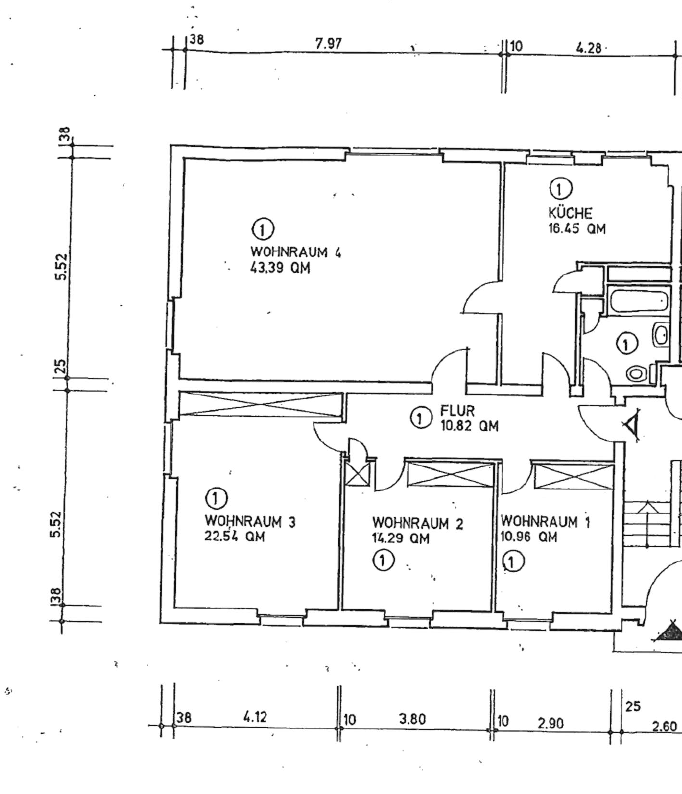 Thumbnail-Wohnung zum Mieten in Wetzlar 990,00 € 124 m²
