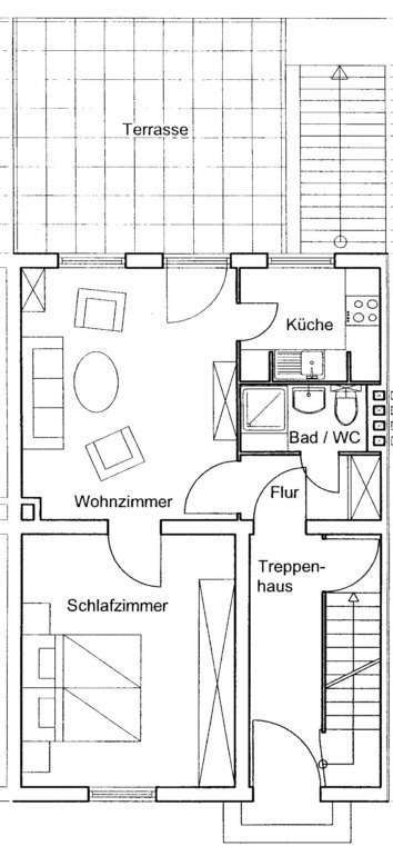 Thumbnail-Wohnung zum Kaufen in Kiel 129.000,00 € 44.75 m²