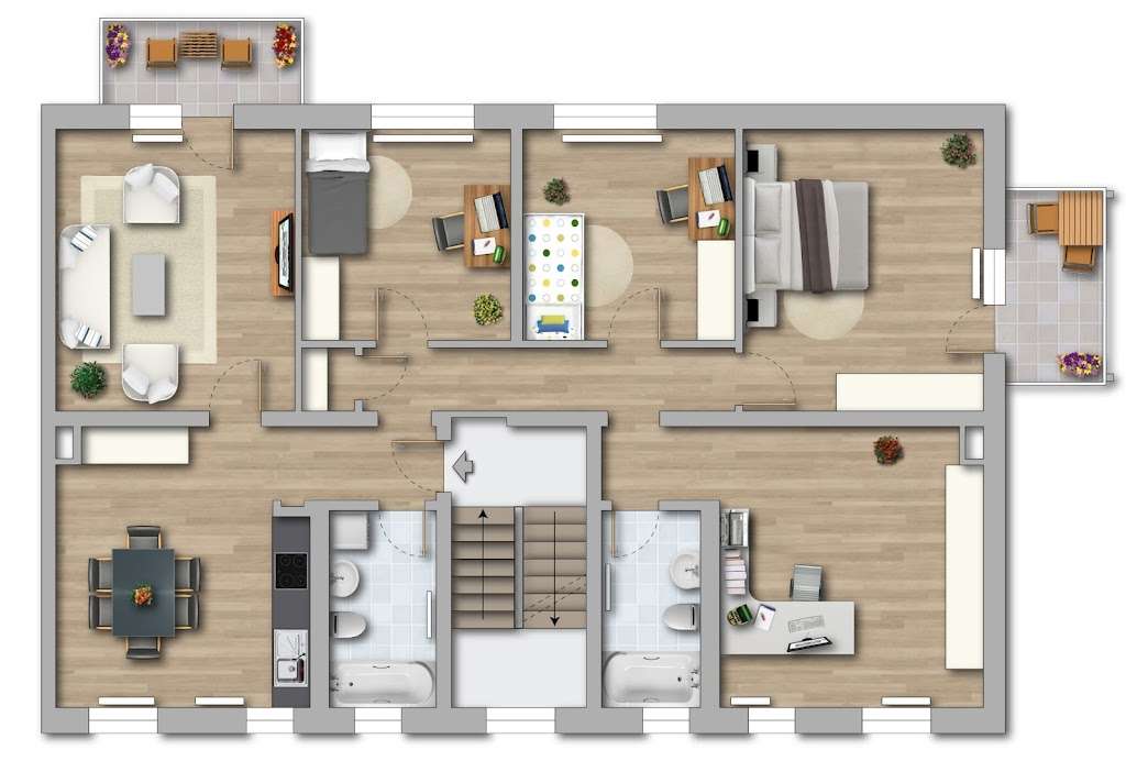 Thumbnail-Wohnung zum Mieten in Merseburg 836,00 € 119.41 m²