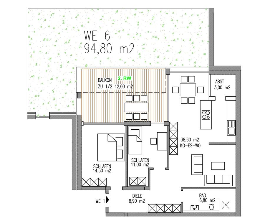 Thumbnail-Sanierte Eigentumswohnung Schweich-Stadtmitte - Günstige KFW Darlehen + Zuschuss 24.000 EUR