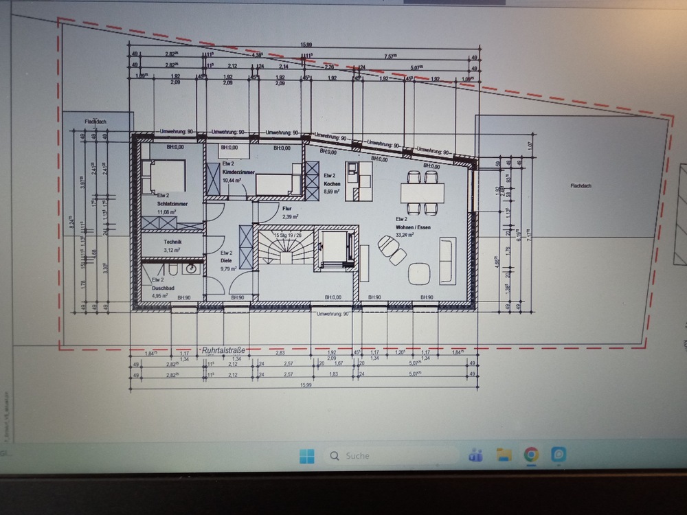 Thumbnail-E-Werden, 3 Zi. Whg. mit Blick auf die Ruhr, Barrierefrei, Förderbar + Garage