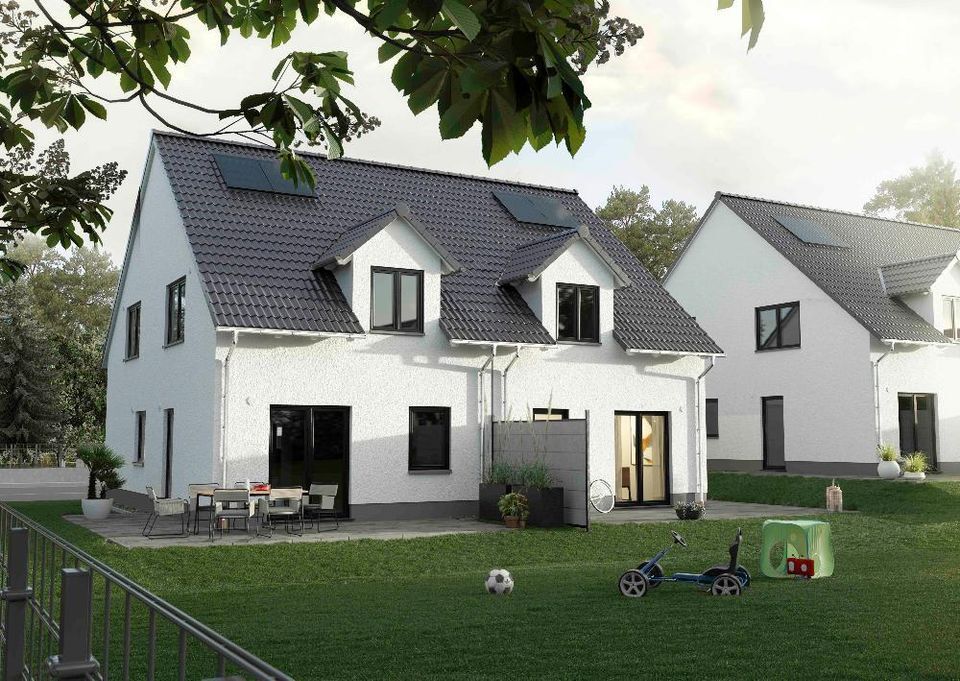 Thumbnail-E-Werden, DHH, FÖRDERBAR!!!, 107m² Wfl., 166m² Grund, Garage, NEUBAU KFW 40