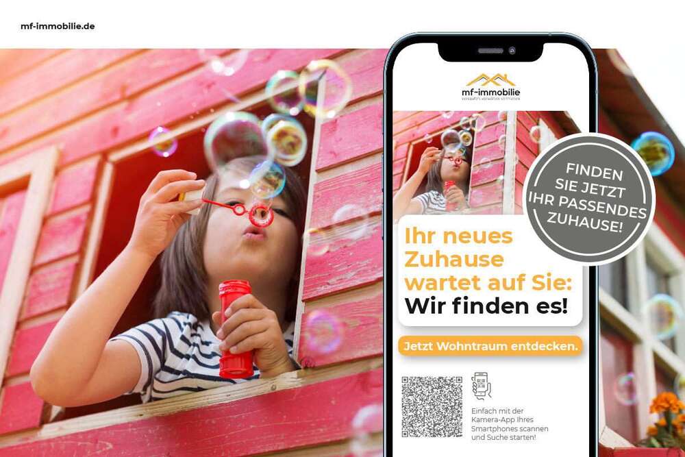 Thumbnail-charmante Erdgeschosswohnung 3-Zimmer Balkon, Einbauküche