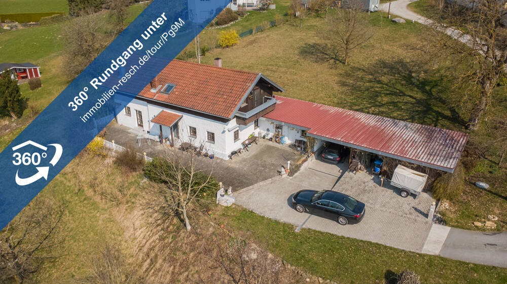 Thumbnail-Traumhafter Blick in Alkofen Einfamilienhaus in Sackgassenlage mit Nebengebäuden