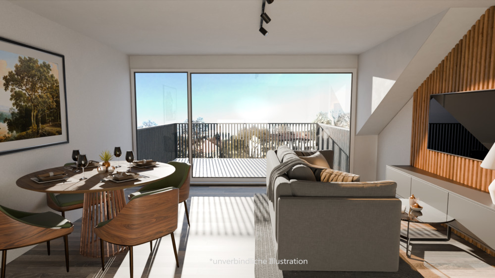 Thumbnail-Nürtingen Whg A13 NEU: stilvolle 3,5-Zimmer-Dachgeschosswohnung mit Balkon