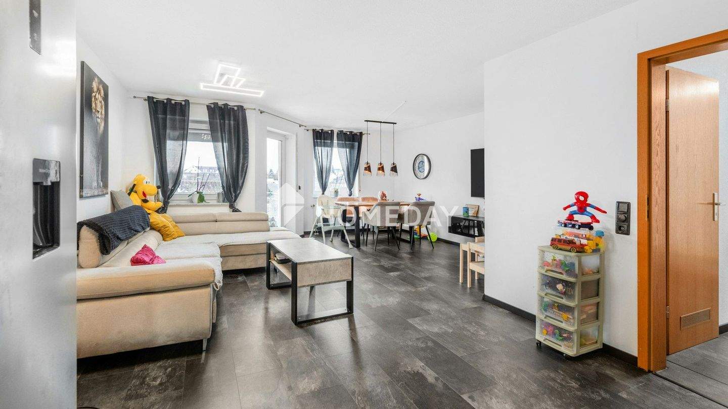 Thumbnail-Lichtdurchflutete 3-Zimmer-Wohnung mit Südbalkon