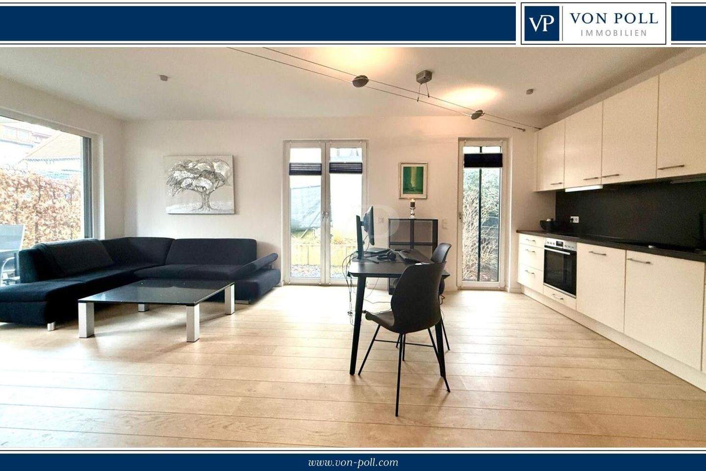 Thumbnail-Hochwertige Gartenwohnung mit Westterrasse und Garage