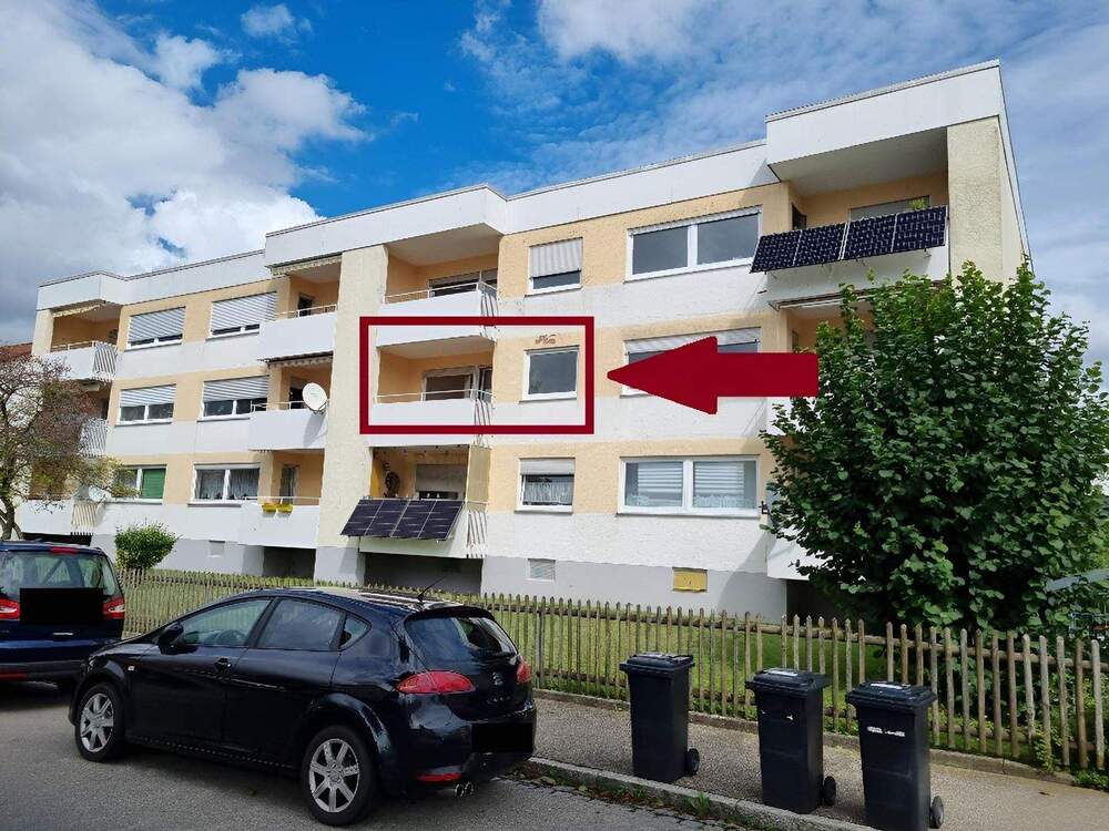 Thumbnail-*provisionsfrei und sofort frei* - helle 2 Zi. Wohnung mit Loggia in Leipheim zu verkaufen