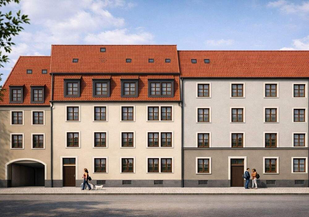 Thumbnail-Wohnen mit Balkon in der Regensburger Altstadt – 2-Zimmer-Wohnung mit Einbauküche - Wohnung 15