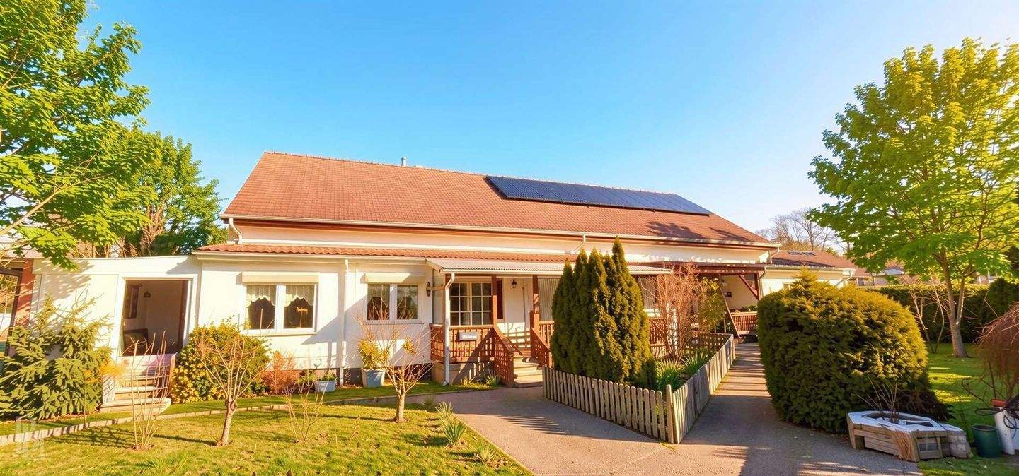 Thumbnail-Sehr ruhig gelegenes Zweifamilienhaus mit großem Gartengrundstück und Carport