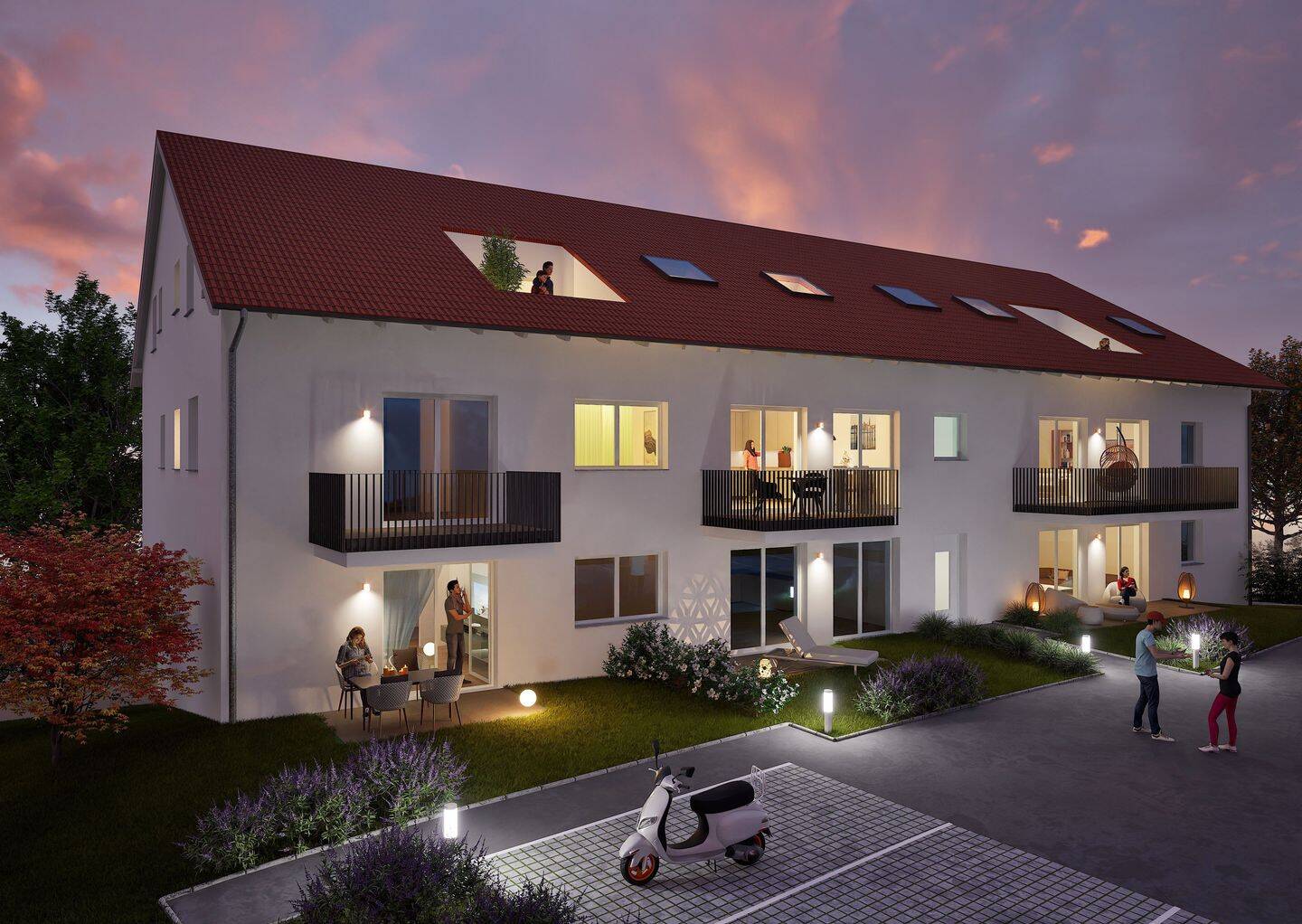 Thumbnail-VERKAUFSSTART! 3-Zimmerwohnung Nr. 14, KfW 40 QNG zinsgünstige Darlehen und Steuervorteile.