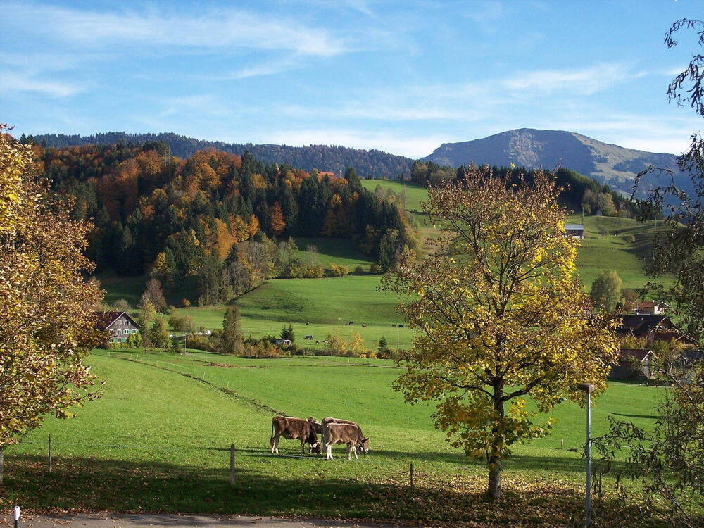 Herbst-Blick vom Südbalkon
