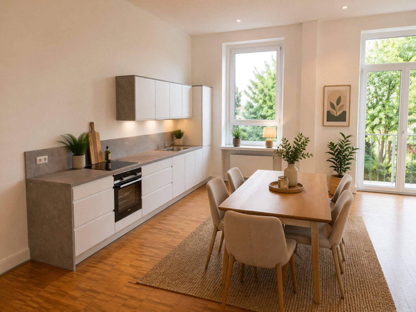 Thumbnail-Stilvolle 4-Zimmer-Wohnung mit EBK, Terrasse + Stellplatz