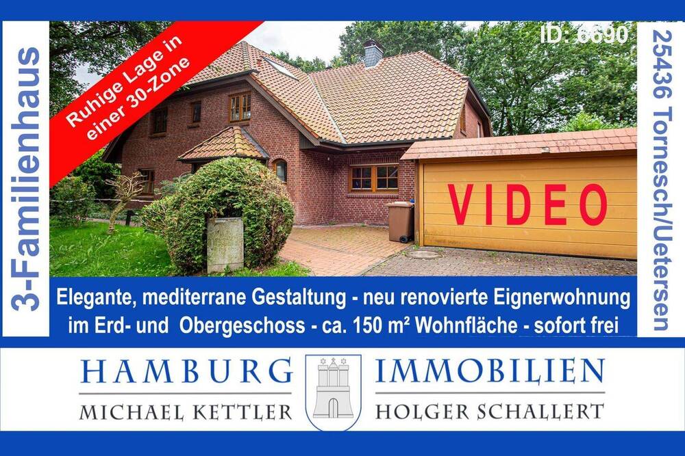 Thumbnail-3 Familienhaus - teilvermietet, BJ 1999, sofort freie 4-Zimmerwohnung, ca. 150 m² in 25436 Uetersen