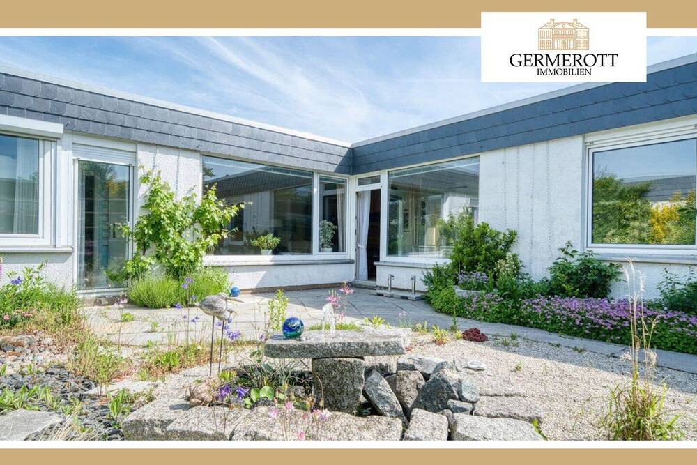 Thumbnail-Lichtdurchfluteter Atrium-Bungalow für barrierearmes Wohnen in ruhiger Rücklage