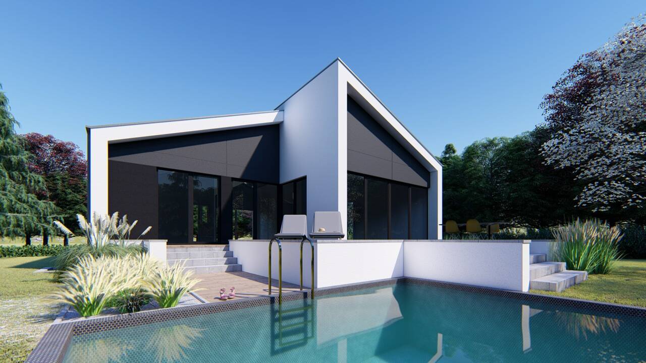 Thumbnail-Architektonische Eleganz - Bungalow in moderner Bauhausarchitektur in Wandlitz