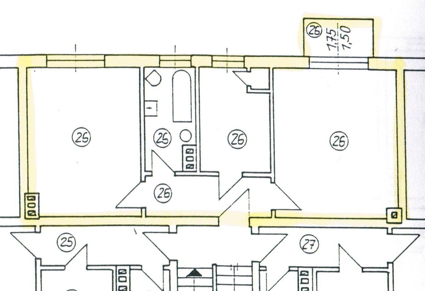 Thumbnail-Erich-Weinert-Straße 4 - Zwei Zimmer, Wohnküche, Wannenbad