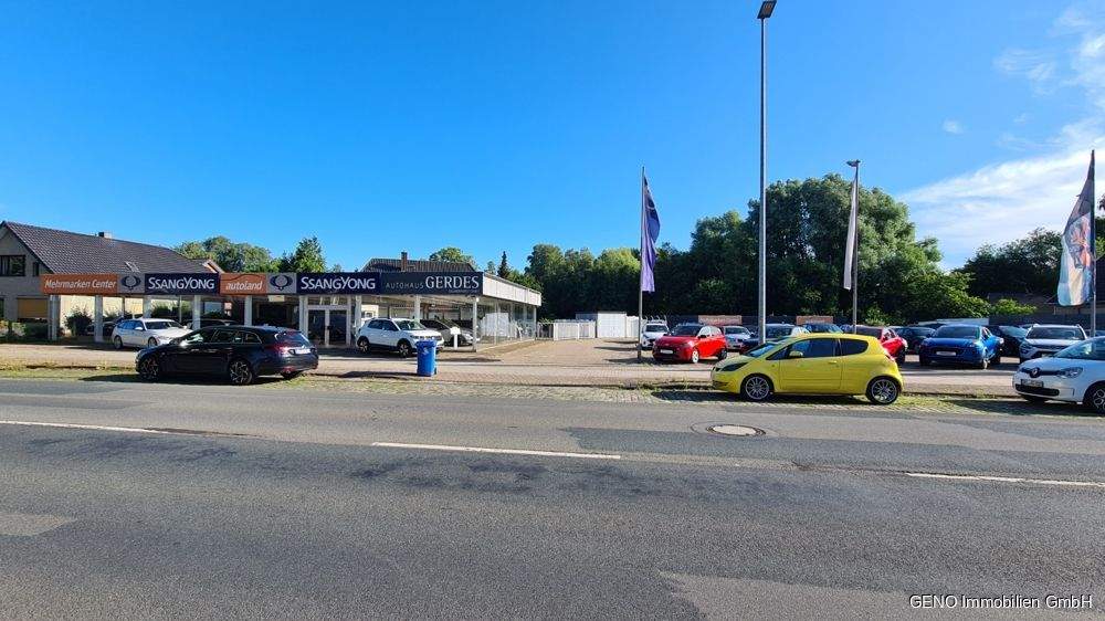 Thumbnail-Gewerbegrundstück mit Wohnhaus + Ausstellungshalle mit vielfältigen Nutzungsmöglichkeiten