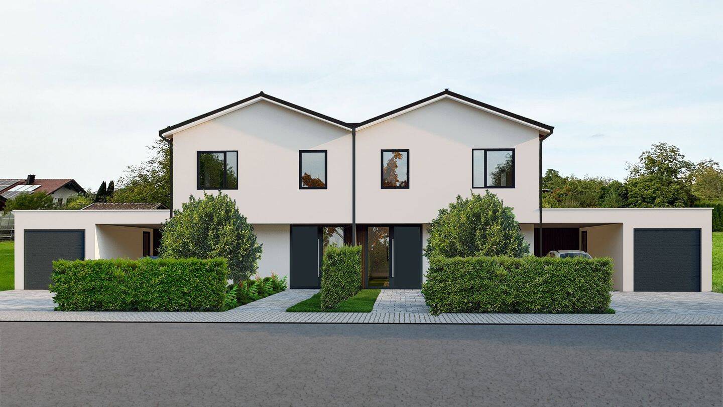 Thumbnail-Neubau Doppelhaushälfte (KfW 40) mit PV & Wärmepumpe | ca. 143 m² | Tiefenbach bei Passau