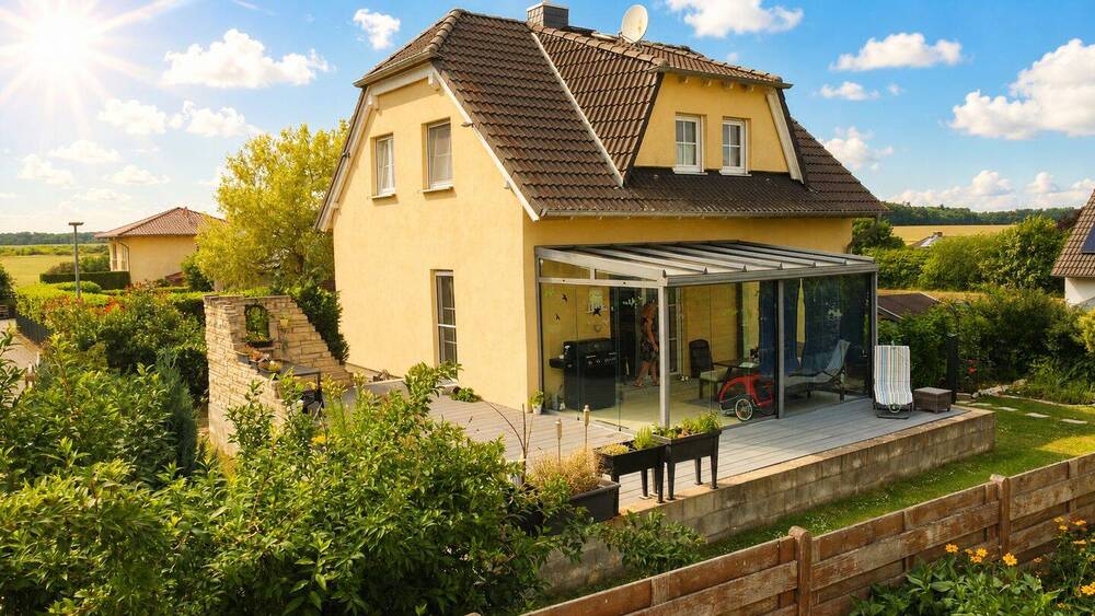 Thumbnail-Provisionsfrei! Ruhig gelegenes Wohlfühlhaus mit Wintergarten, große Sonnenterrasse und Garten.