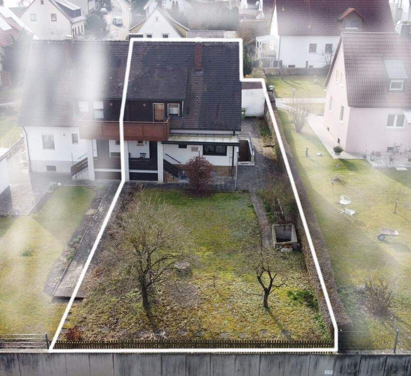 Thumbnail-Charmante Doppelhaushälfte mit Garage in Ansbach Schalkhausen